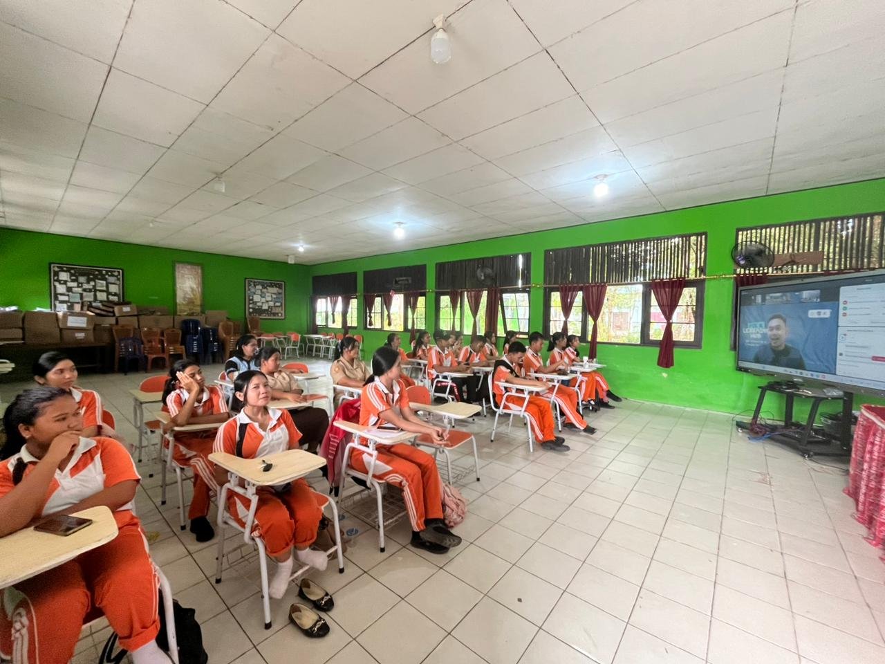 Tingkatkan Kapasitas Remaja, PIK R Antang Taoi SMAN 1 Sepang Ikuti Webinar "Kelas Best Practice"